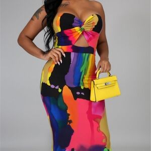 Colorful Maxi Dress
